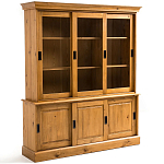 Витрина из массива сосны Cobbett Wood Showcase варинант исполнения - 3 | Loft Concept в Ульяновске