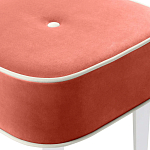 Квадратный мягкий пуф на белых ножках Winton Pouf Square варинант исполнения - 16 | Loft Concept в Ульяновске