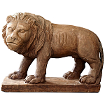 Каменная статуэтка в виде льва Indian Lion Statue варинант исполнения - 1 | Loft Concept в Ульяновске