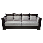 Элитарный современный диван Birmingham с кожаными вставками  варинант исполнения - 1 | Loft Concept в Ульяновске