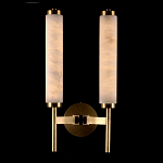 Бра с 2-мя цилиндрическими каменными плафонами Wand of Light варинант исполнения - 1 | Loft Concept в Ульяновске