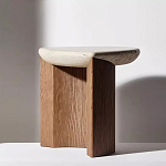 Дизайнерский журнальный стол полукруглой формы Pokun варинант исполнения - 1 | Loft Concept в Ульяновске