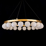 Люстра круглая с сферическими плафонами из натурального камня Phased Spheres варинант исполнения - 2 | Loft Concept в Ульяновске