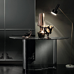 Консоль дымчатого цвета с изогнутым основанием Arabesque варинант исполнения - 4 | Loft Concept в Ульяновске