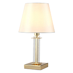 Настольная лампа с белым тканевым абажуром в форме конуса Laurent варинант исполнения - 6 | Loft Concept в Ульяновске