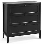 Комод с 3-мя ящиками черный Silva Black Chest of Drawers варинант исполнения - 1 | Loft Concept в Ульяновске