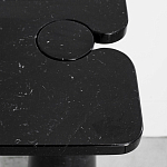 Консоль чёрная на 2-х конусообразных ножках Eros варинант исполнения - 1 | Loft Concept в Ульяновске