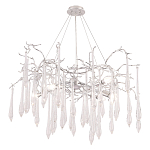 Люстра подвесная с прозрачными подвесками в форме капель Droplet Chandelier варинант исполнения - 4 | Loft Concept в Ульяновске