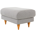 Мягкий пуф на деревянных ножках Garner Pouf Light варинант исполнения - 3 | Loft Concept в Ульяновске