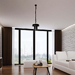 Подвесной светильник с черным металлическим плафоном Capability варинант исполнения - 1 | Loft Concept в Ульяновске