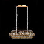 Люстра овальной формы хрустальная в неоклассическом стиле Majesty варинант исполнения - 2 | Loft Concept в Ульяновске