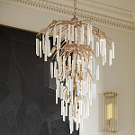 Люстра многоярусная с трубчатыми подвесками Dripping Crystals варинант исполнения - 5 | Loft Concept в Ульяновске