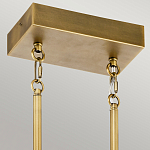 Люстра подвесная прямоугольная цвета латунь Kichler варинант исполнения - 3 | Loft Concept в Ульяновске