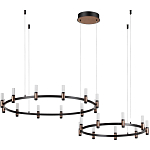 Люстра подвесная с цилиндрическими плафонами на двух круглых подвесах  Arnaut Light варинант исполнения - 2 | Loft Concept в Ульяновске