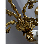 Подсвечник белый Попугай из фарфора с бронзовыми элементами Eden Garden варинант исполнения - 8 | Loft Concept в Ульяновске