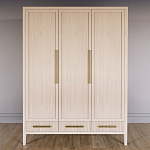 Большой Шкаф Primo Светлый дуб с 3 дверьми и 3 выдвижными ящиками варинант исполнения - 1 | Loft Concept в Ульяновске