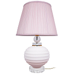 Настольная лампа керамическая Pink lampshade варинант исполнения - 1 | Loft Concept в Ульяновске