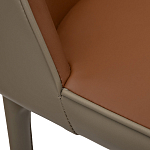 Стул барный с терракотовой обивкой из экокожи Spectacular High Chair варинант исполнения - 3 | Loft Concept в Ульяновске