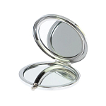 Зеркало карманное складное круглое из натурального камня Малахит с Хризоколлой в подарочной упаковке Silver Stone Mirrors варинант исполнения - 3 | Loft Concept в Ульяновске