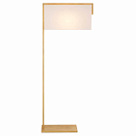 Торшер с прямоугольным абажуром на золотом металлическом каркасе Rectangular Plane  варинант исполнения - 4 | Loft Concept в Ульяновске