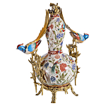 Ваза из фарфора с птицами и цветочной росписью Garden of Eden варинант исполнения - 1 | Loft Concept в Ульяновске