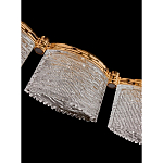 Люстра линейная с текстурными овальными абажурами Splendor Palace Style варинант исполнения - 4 | Loft Concept в Ульяновске