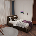 Подвесной вязаный светильник в двухцветном исполнении «Двойной Токио»  варинант исполнения - 3 | Loft Concept в Ульяновске