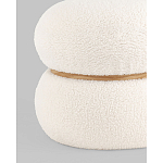 Пуф Полли S тедди белый варинант исполнения - 2 | Loft Concept в Ульяновске