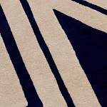 Дизайнерский ковер в виде звезды Poltronova Tappeto Stellina  Navy Blue Grey Rug варинант исполнения - 6 | Loft Concept в Ульяновске