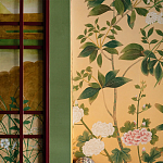 Обои ручная роспись Four Seasons Original colourway on painted Xuan paper with gold ombre варинант исполнения - 3 | Loft Concept в Ульяновске