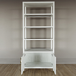 Стеллаж со стеклянными полками Elsa Dreams White варинант исполнения - 3 | Loft Concept в Ульяновске