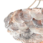 Потолочный светильник с каскадным абажуром из ракушек Sea Ravens варинант исполнения - 1 | Loft Concept в Ульяновске