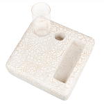 Керамический столик на деревянных ножках «Квадро» варинант исполнения - 1 | Loft Concept в Ульяновске