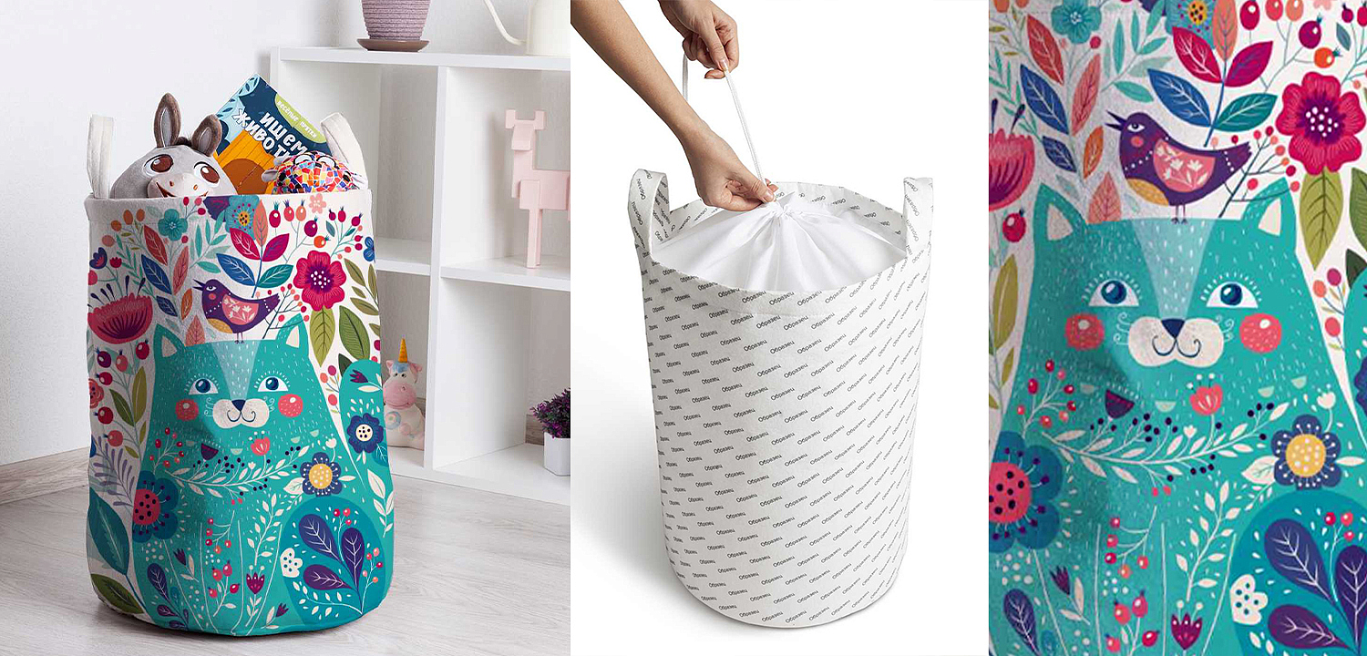 Корзина Funny Cat Basket Корзина Funny Cat Basket - Loft-Concept в Ульяновске
