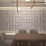 Гипсовая 3D панель с принтографией PM-26 варинант исполнения - 1 | Loft Concept в Ульяновске