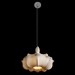 Подвесной светильник с белым фигурным абажуром и мягкими волнистыми краями Cloud Motion  варинант исполнения - 3 | Loft Concept в Ульяновске