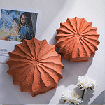 Ваза керамическая в виде круглой терракотовой морской раковины Galapagos варинант исполнения - 5 | Loft Concept в Ульяновске