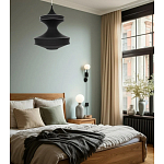 Подвесной вязаный черный светильник «Моника» варинант исполнения - 4 | Loft Concept в Ульяновске