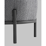 Пуф Стоун букле Fluffy темно-серый варинант исполнения - 4 | Loft Concept в Ульяновске