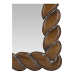 Зеркало с текстурной рамой из натурального дерева  Pine Wall Mirror варинант исполнения - 3 | Loft Concept в Ульяновске