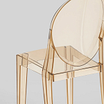 Прозрачный стул с янтарным оттенком LOUIS GHOST CHAIR варинант исполнения - 6 | Loft Concept в Ульяновске