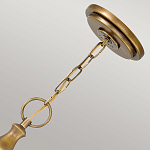 Люстра подвесная цвета латунь с прозрачным овальным стеклянным плафоном Hinkley варинант исполнения - 3 | Loft Concept в Ульяновске