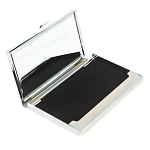 Визитница карманная металлическая с накладкой из натурального камня Яшма Stone Business Card Holders варинант исполнения - 3 | Loft Concept в Ульяновске