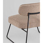 Кресло лаунж Kate букле капучино варинант исполнения - 3 | Loft Concept в Ульяновске