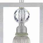 Торшер с прямоугольным тканевым абажуром на белом мраморном основании Silver Threads варинант исполнения - 2 | Loft Concept в Ульяновске