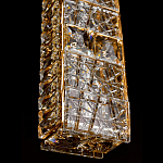 Подвесной светильник прямоугольный с фактурным хрустальным плафоном Light Delight варинант исполнения - 6 | Loft Concept в Ульяновске