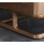 Прикроватный деревянный столик с 2-мя ящиками Moon Walnut Furniture варинант исполнения - 6 | Loft Concept в Ульяновске