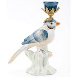 Фарфоровый подсвечник с птицей Eden Garden варинант исполнения - 2 | Loft Concept в Ульяновске