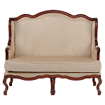 Диван двухместный из натурального бука бежевый Solid Luxury варинант исполнения - 1 | Loft Concept в Ульяновске