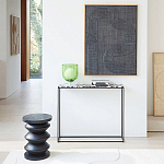 Фигурный приставной столик черного цвета AMORPHOUS варинант исполнения - 4 | Loft Concept в Ульяновске